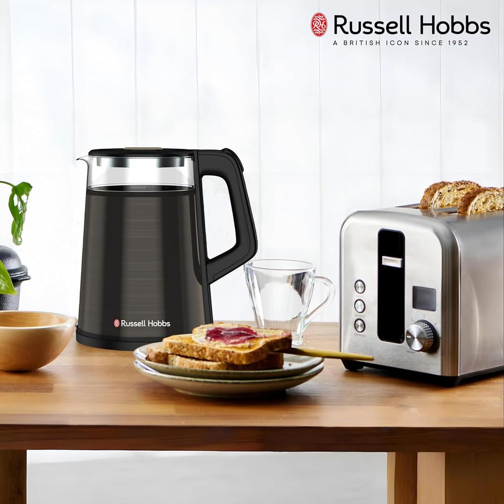 Russell Hobbs NeoKettle 1.2L 1350W Black Stainless Steel Kettle