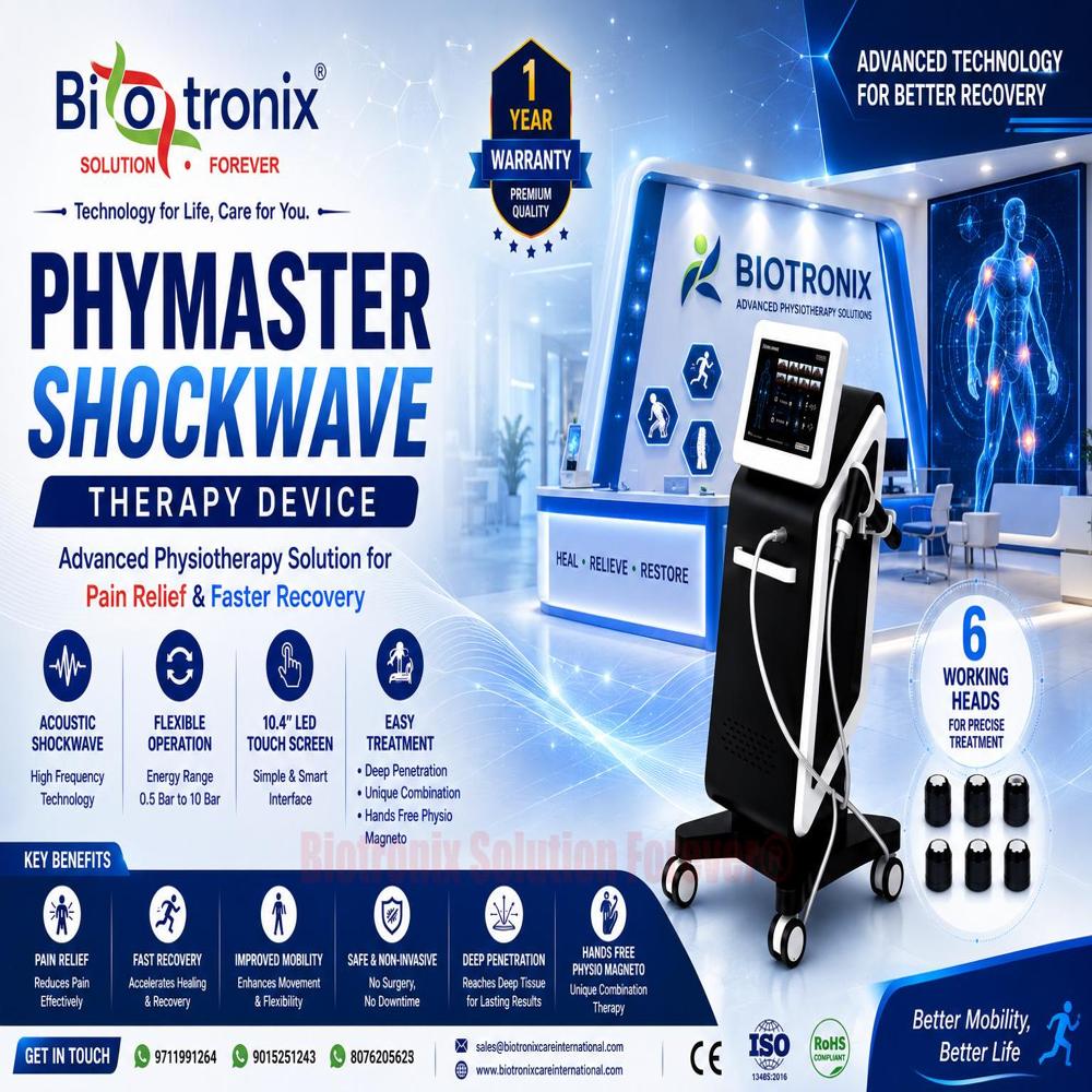 Advanced Phymaster Premium Shockwave Machine for Rehabilitation