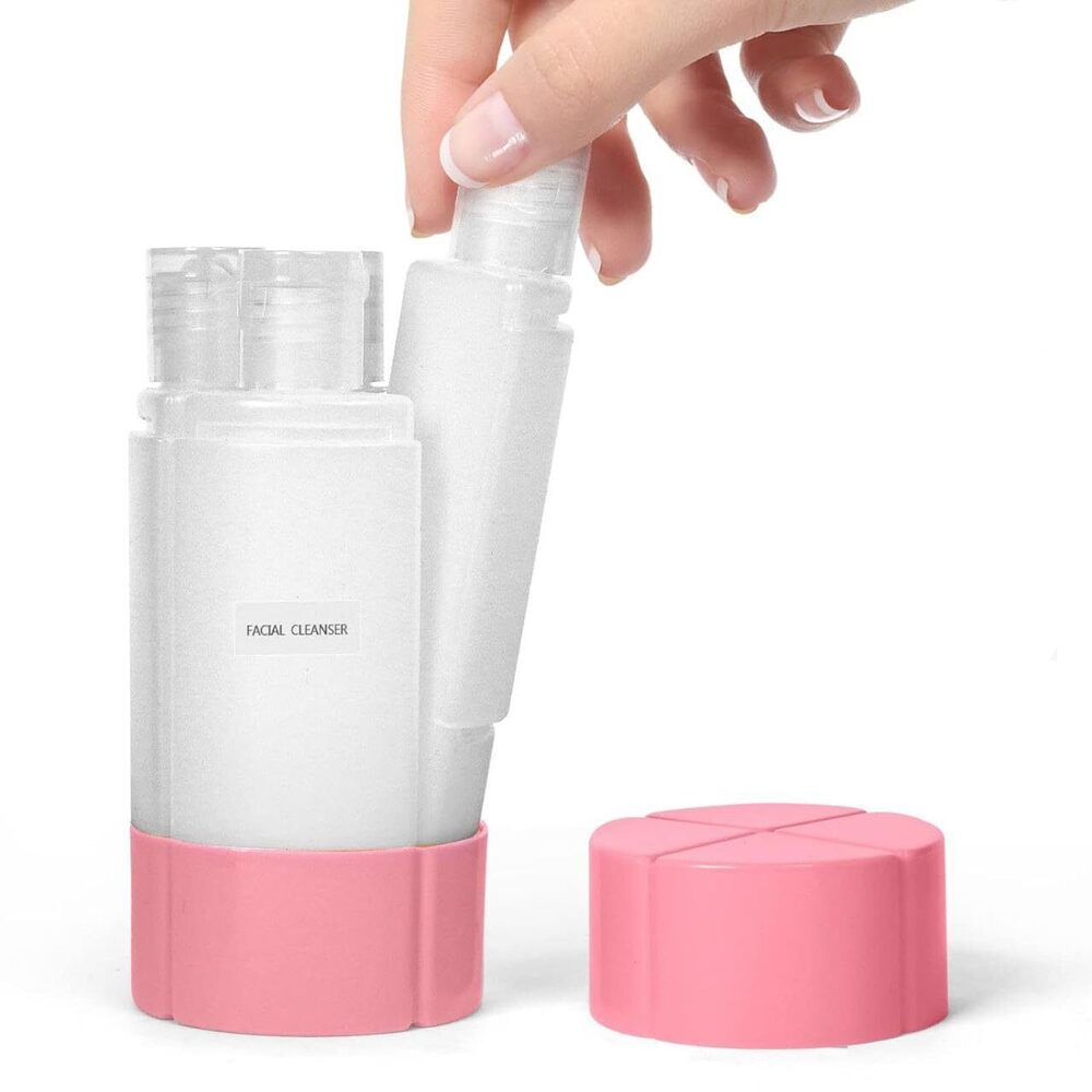 Travel Bottle, TSA approved 4-in-1 Leak-Proof Bottle, 4