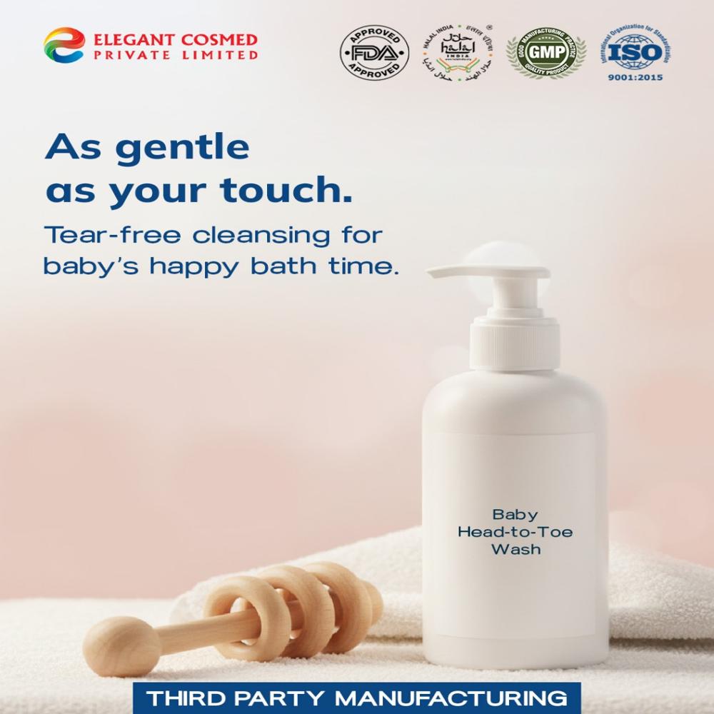 Cosmetic Baby Head To Toe Wash Third Party Manufacturing