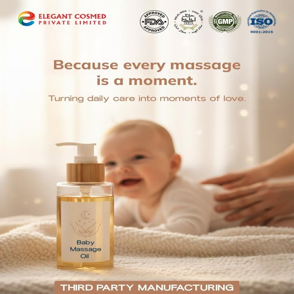 Cosmetic Baby Massage Oil Third Party Manufacturing