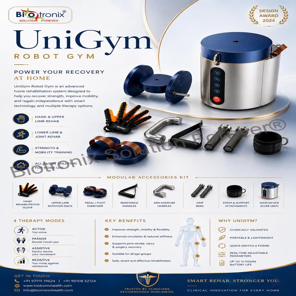Professional UniGym Robot for Physical Therapy and Exercise