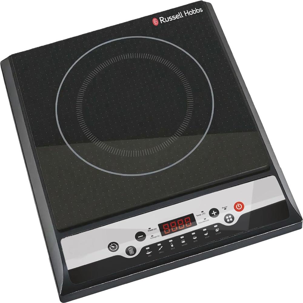 Russell Hobbs Induction Cooktop 1400W (RIC1400) with 7 Preset Functions, 