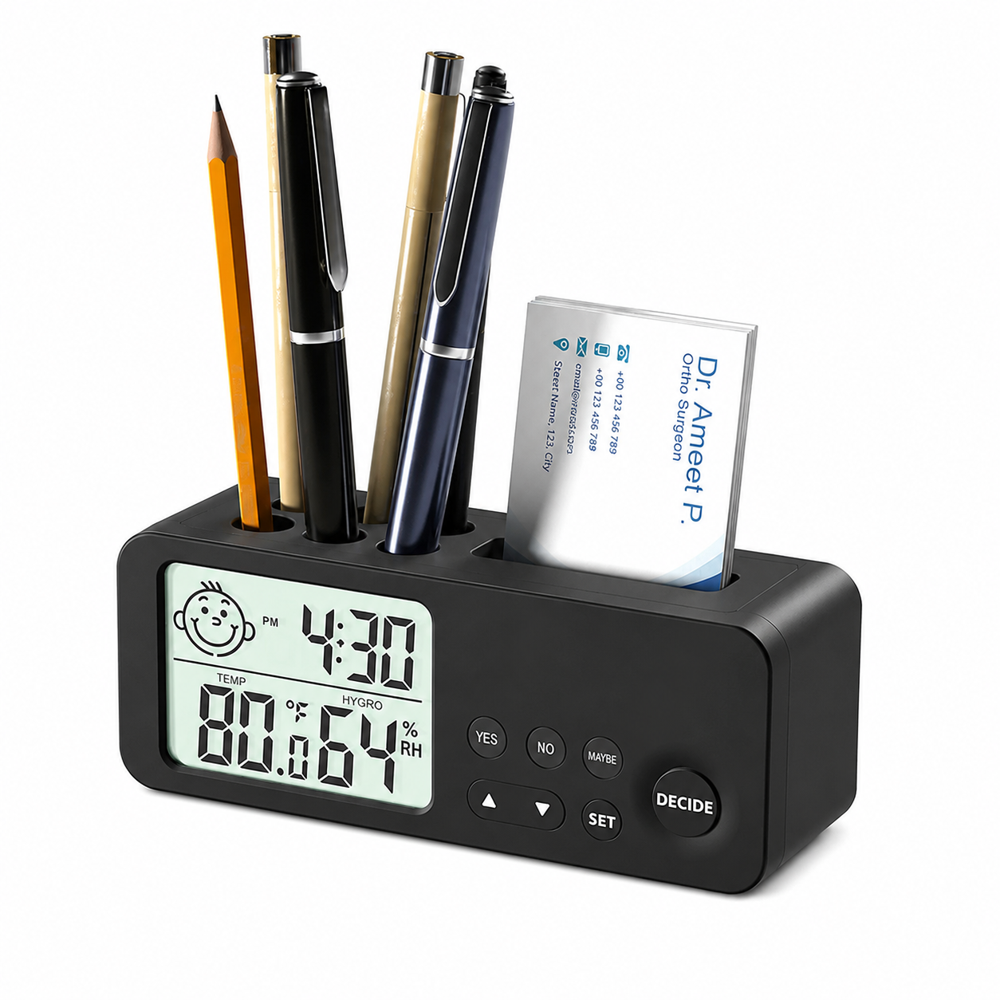 Decider Digital Clock - Material: Abs Plastic