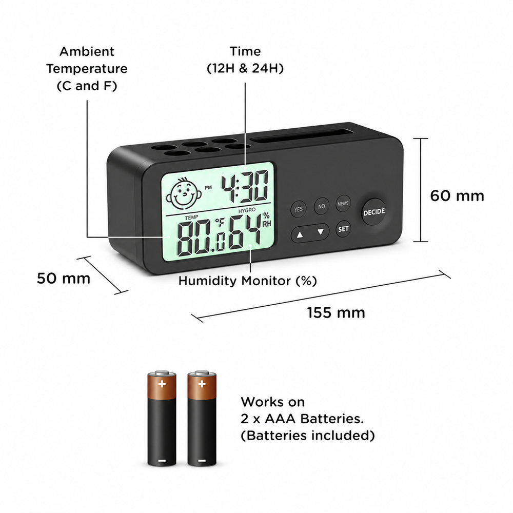 Decider Digital Clock