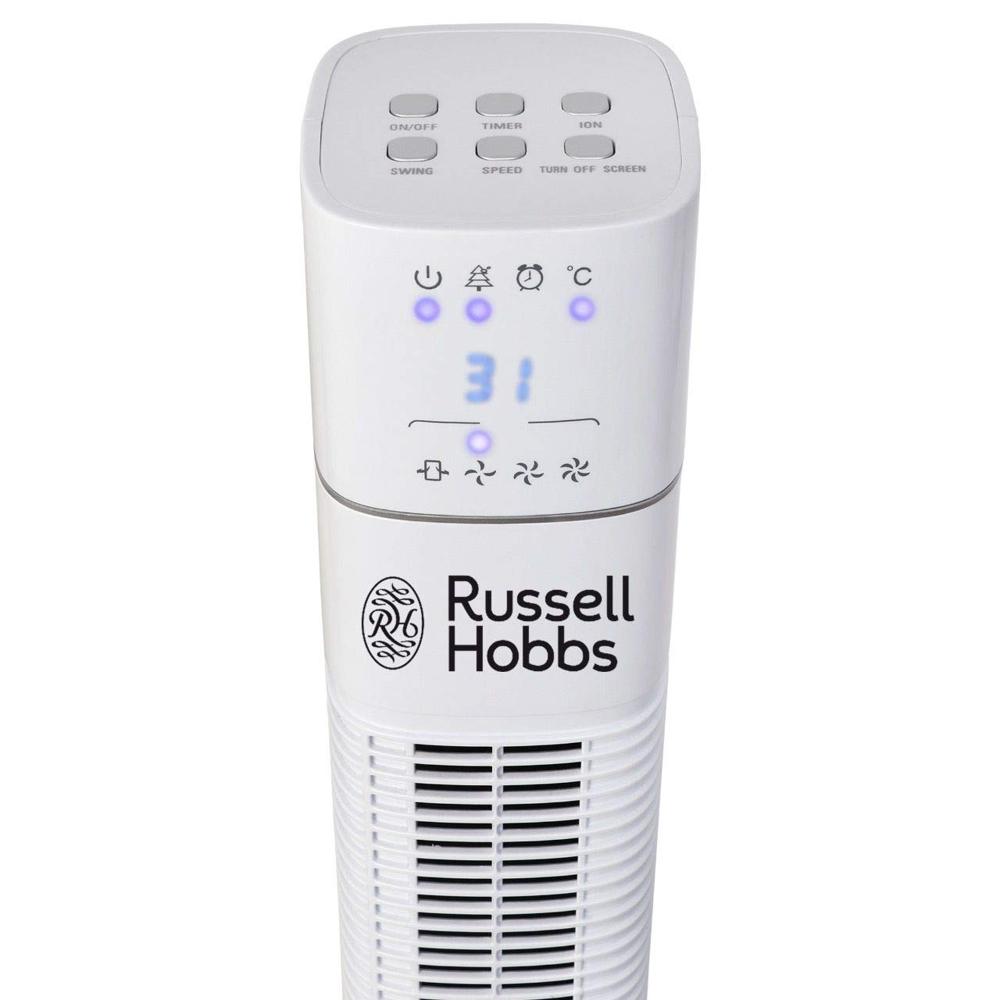 Russell Hobbs RTF4800 Tower Fan with Remote & LED Display | 48
