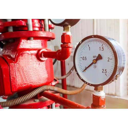 Fire Pressure Gauge - Coating Type: Corrosion-Resistant Paint