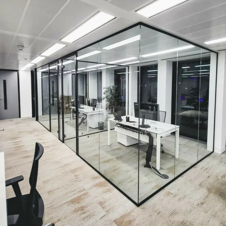 Frameless Glass Partition