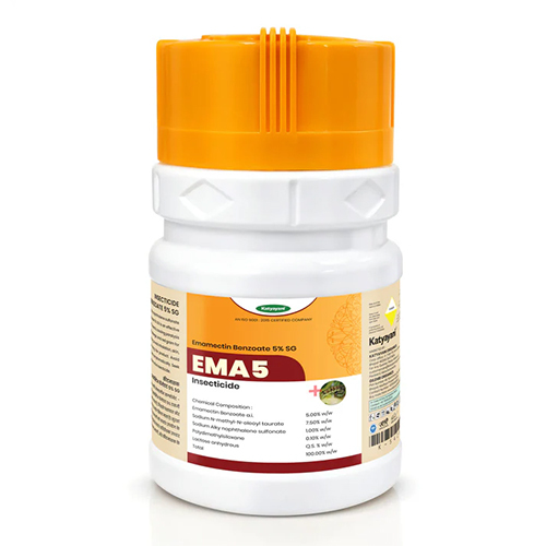 Katyayani EMA 5 Emamectin Benzoate 5% SG Insecticide - Off-White Soluble Granules, Controlled Release, Water-Soluble, Low Mammal Toxicity