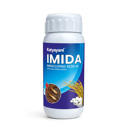 Katyayani Imida Imidacloprid 30.5% SC Insecticide - Liquid Suspension Concentrate, Pale Yellow, Controlled Release | Systemic Action, Broad Spectrum Sucking Pest Control, Crop Compatible