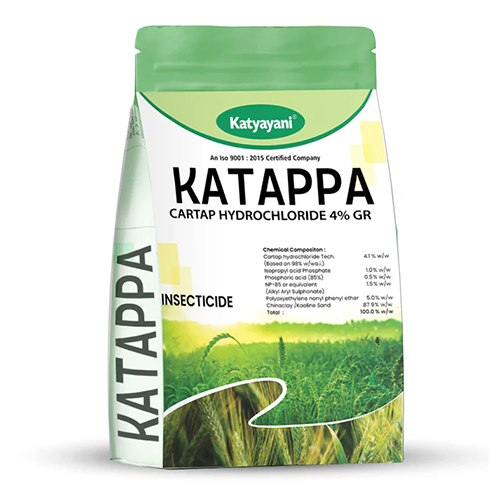 KATYAYANI KATAPPA CARTAP HYDROCHLORIDE 4% GR CHEMICAL INSECTICIDE - Off-White to Light Brown Granules, Controlled Release, Systemic and Contact Action