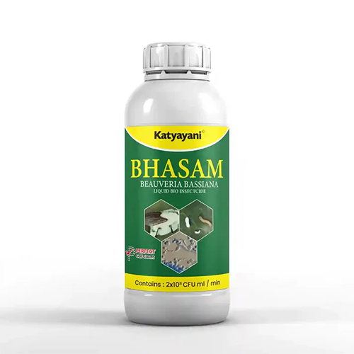 Katyayani Bhasam Liquid Beauveria Bassiana Bio pesticide - Off White to Pale Yellow Liquid, 1x10├в┬Б┬╕ CFU/ml | Foliar Spray, Controlled Release, Broad-Spectrum Pest Control, Compatible with Organic Pesticides