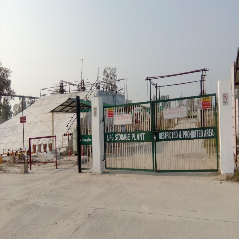 माउंडेड टैंक स्थापना