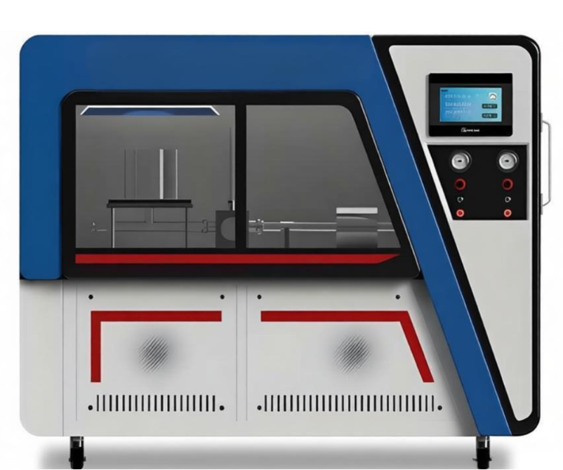 ISO 19702 Smoke Toxicity Gas Analysis Test System for Building Materials - Steel Frame, 1500x700x1200 mm, Adjustable Humidity & Airflow, Real-Time Gas Analyzer, LCD Touch Control