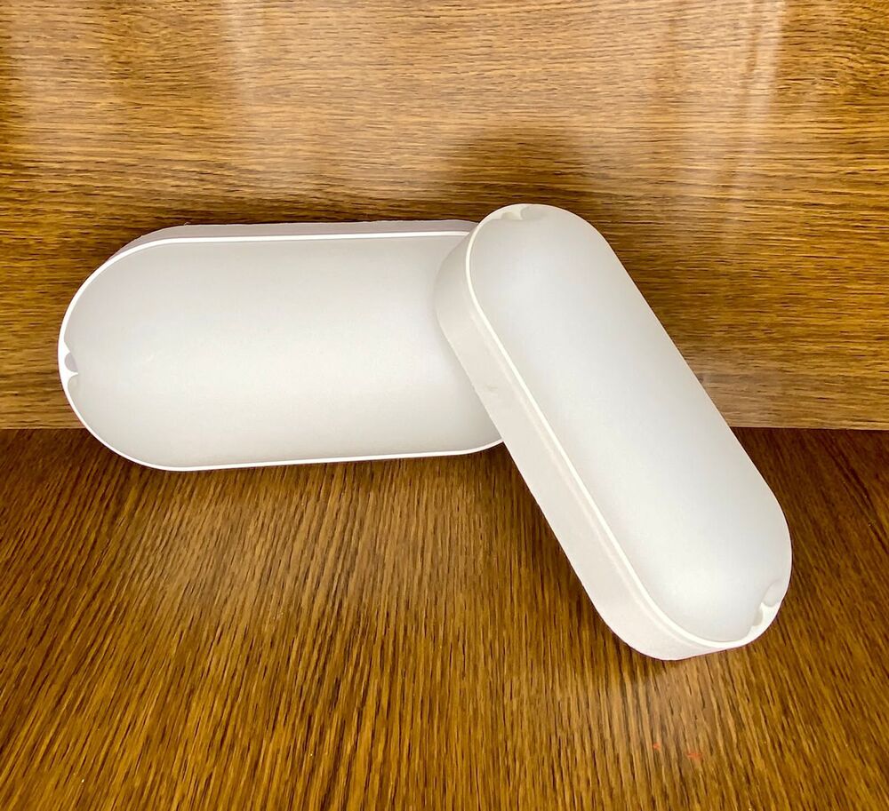 10W-20W LED Bulb Housing - Polycarbonate Body, 170-200mm, Milky White, UV Resistant, High Diffusion, B22/E27 Compatible