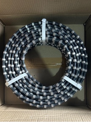 Rubber Coated Diamond Wiresaw Rope For Concrete & Rcc Cutting - BladeÂ Size: 11.5 Mm