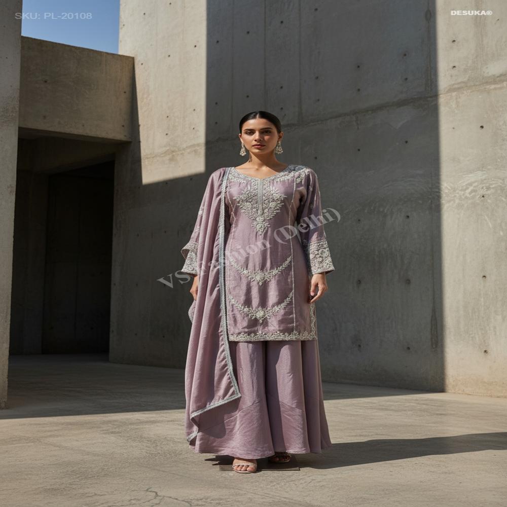 PL-20108_Designer Long Kurti Set