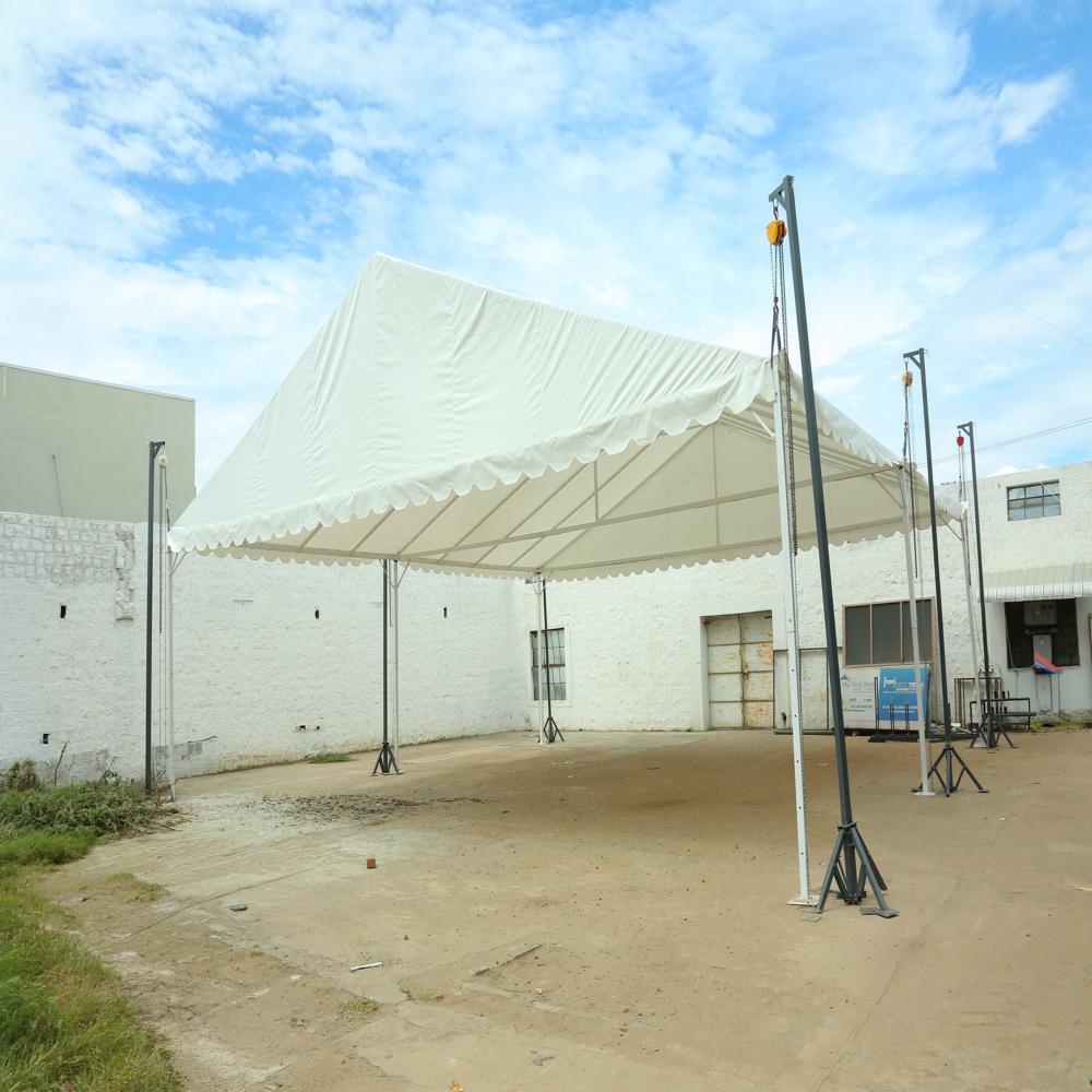 40x40 a type tent (with hydralic)
