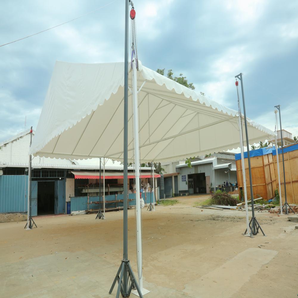 40x40 a type tent (with hydralic)