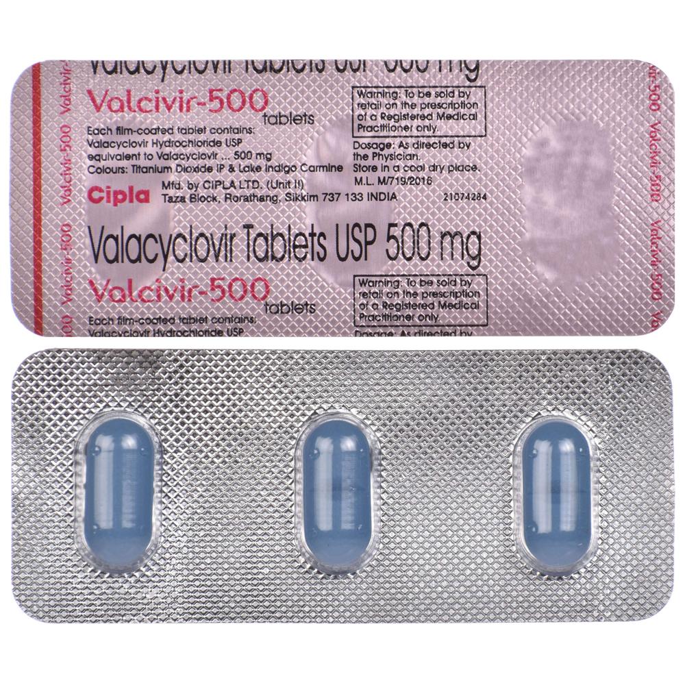 Valacyclovir 500mg Tablets - Drug Type: General Medicines