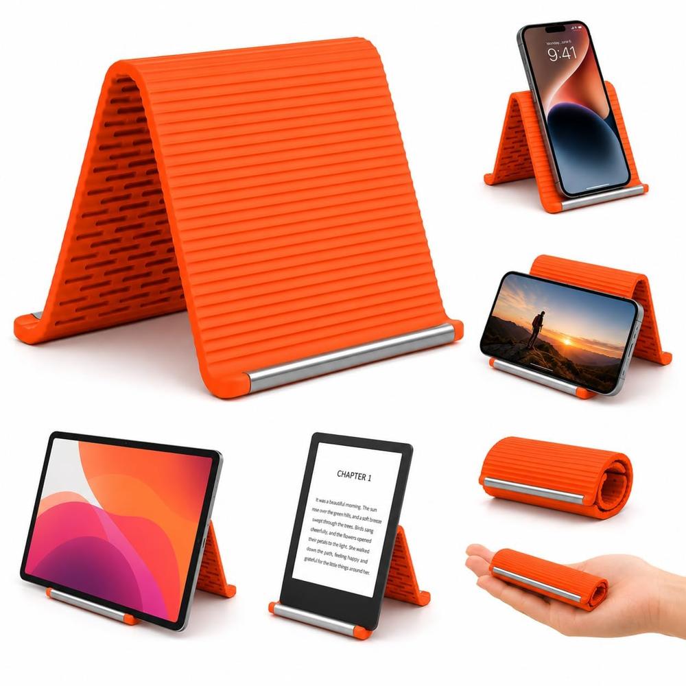Portable Flexible Silicone Mobile Stand  Anti-Slip Phone Holder