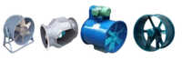 Axial Fan - Mild Steel, 300-1200 mm, Grey/Blue/Green, 800-20,000 CFM, Low Noise, Enclosed Motor