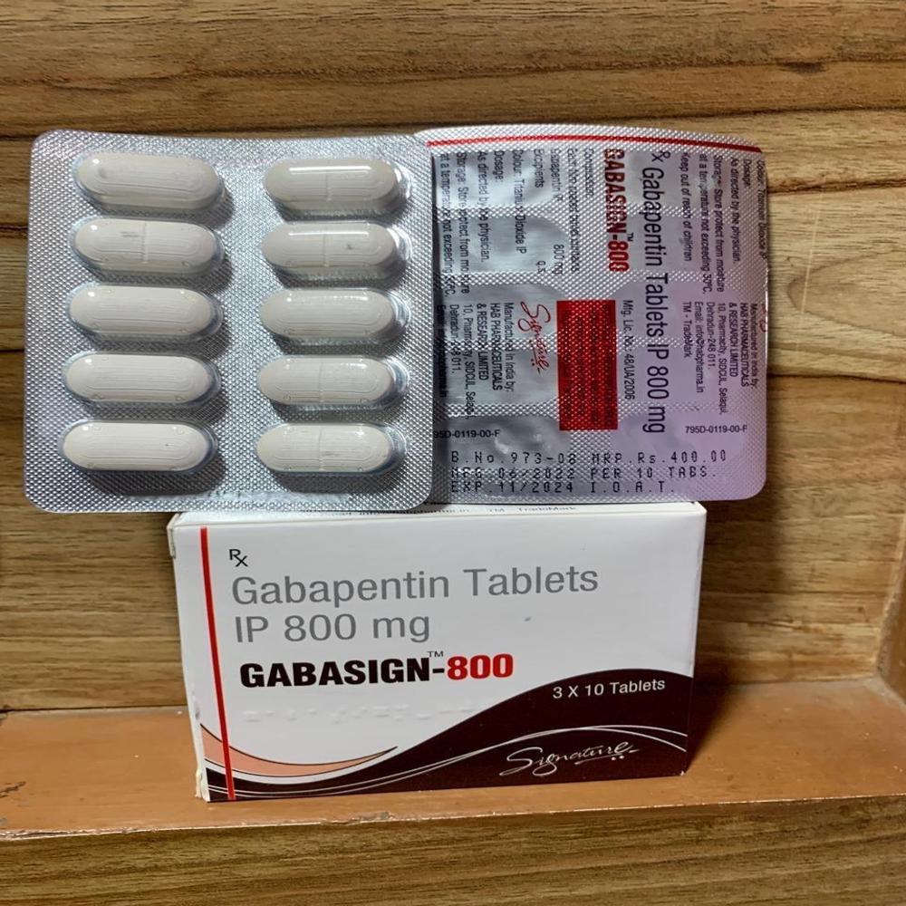 800mg Gabapentin Tablets Ip - 800mg Dosage, Tablet Form , Effective For Partial Seizures & Peripheral Neuropathic Pain Relief