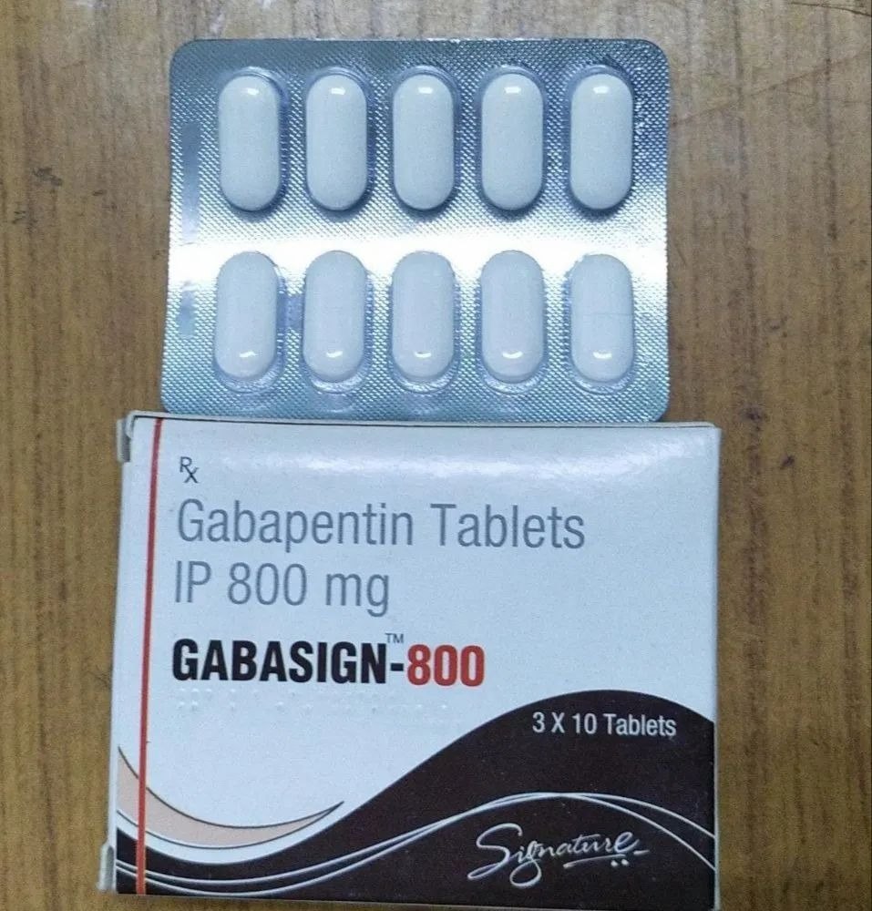 800mg Gabapentin Tablets Ip - 800mg Dosage, Tablet Form , Effective For Partial Seizures & Peripheral Neuropathic Pain Relief