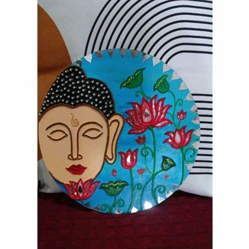 12 Inch Buddha Mud Lippan Wall Art
