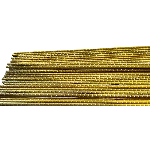 10mm FRP Rebar - Fiber Reinforced Polymer, 10mm Diameter, Yellow, Corrosion Resistant, High Strength, Non-Conductive, Ribbed Bars