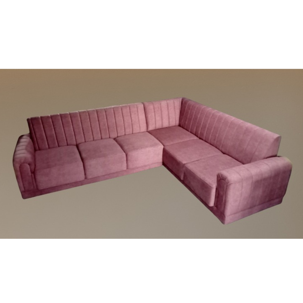 L corner fabric sofa set