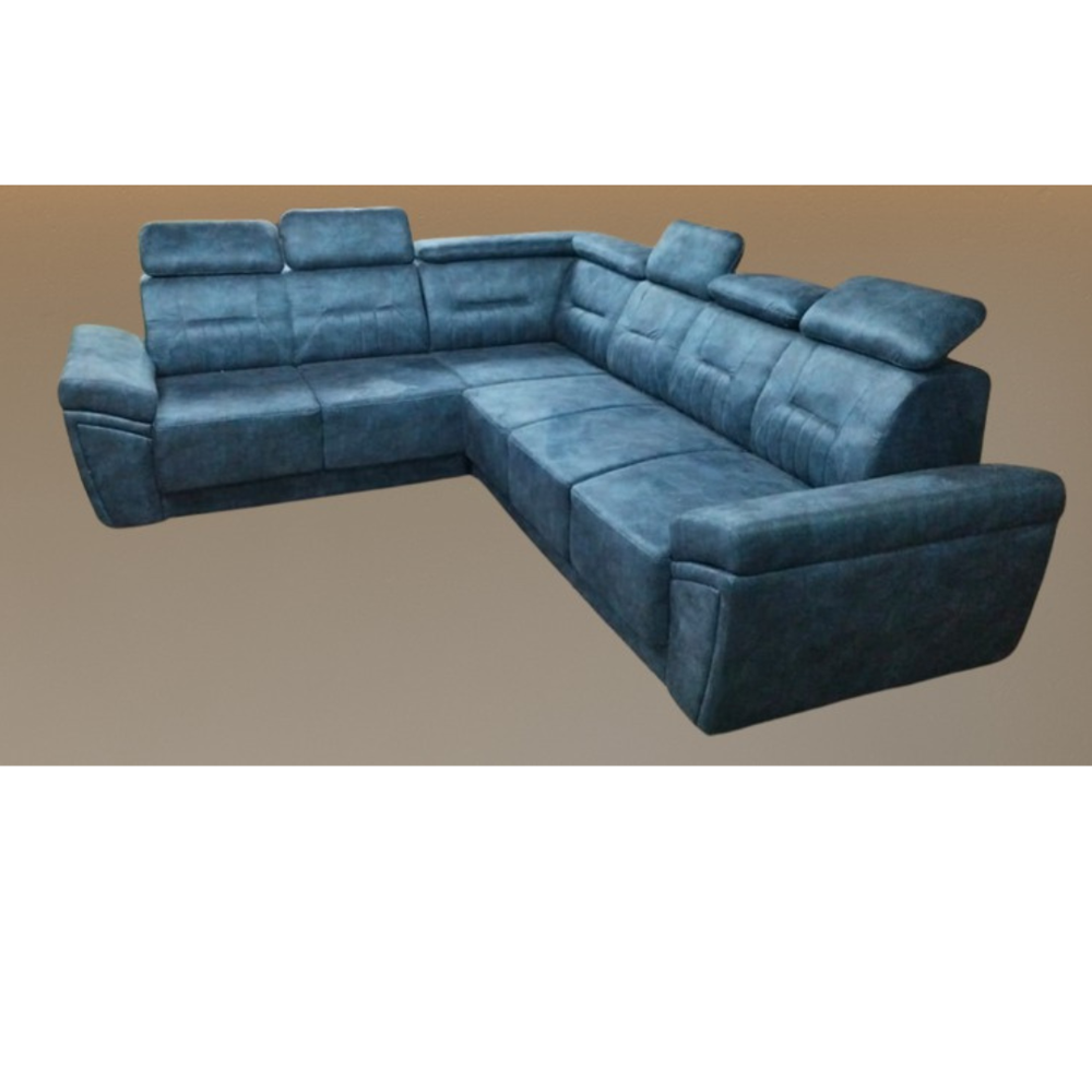 L corner fabric sofa set