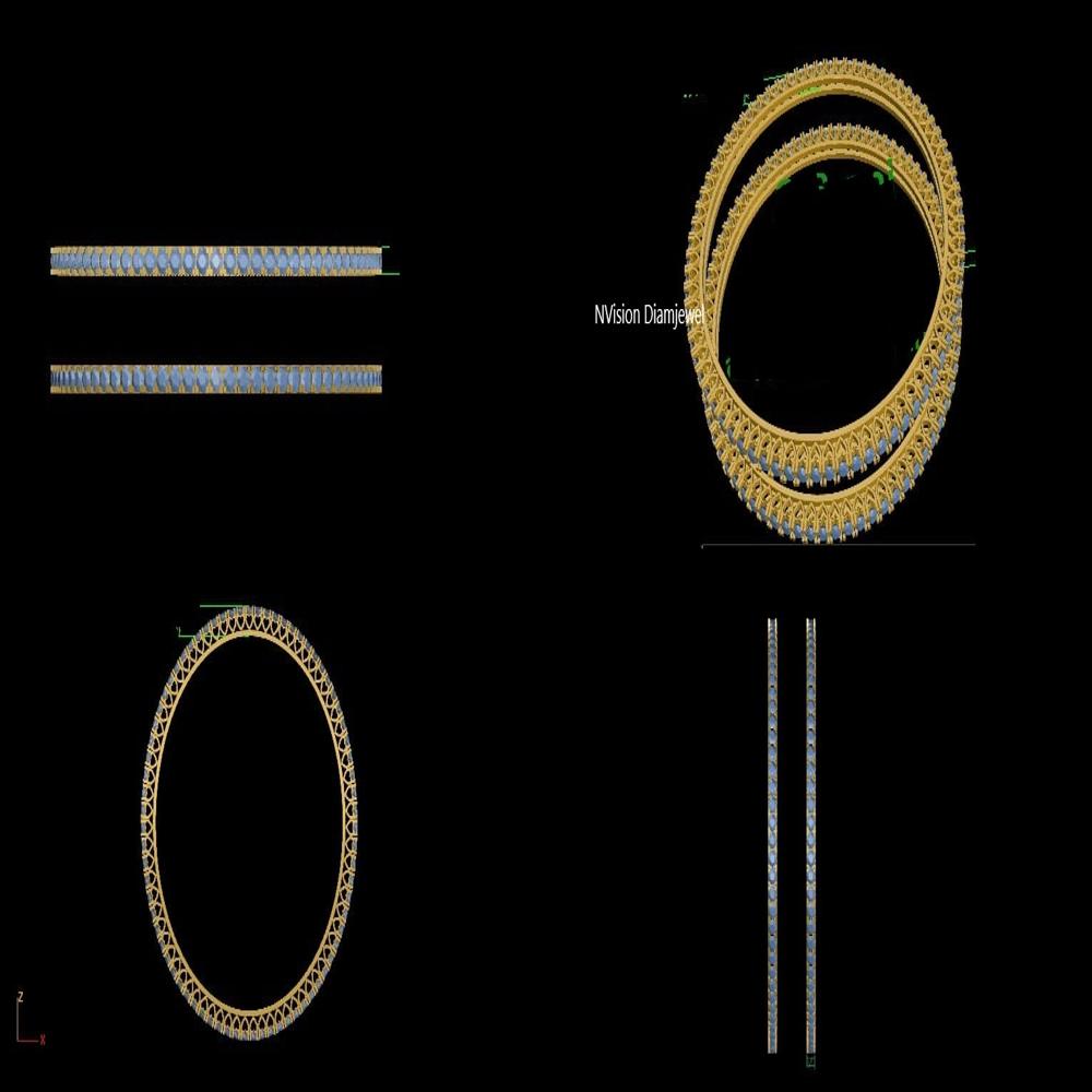 Eternal Glow Natural Diamond Single Line Bangles Wrap Your Wrists in Love