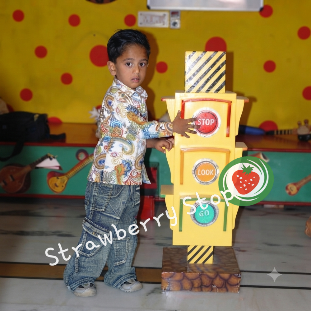 Play School Traffic Lights - Color: Multicolor