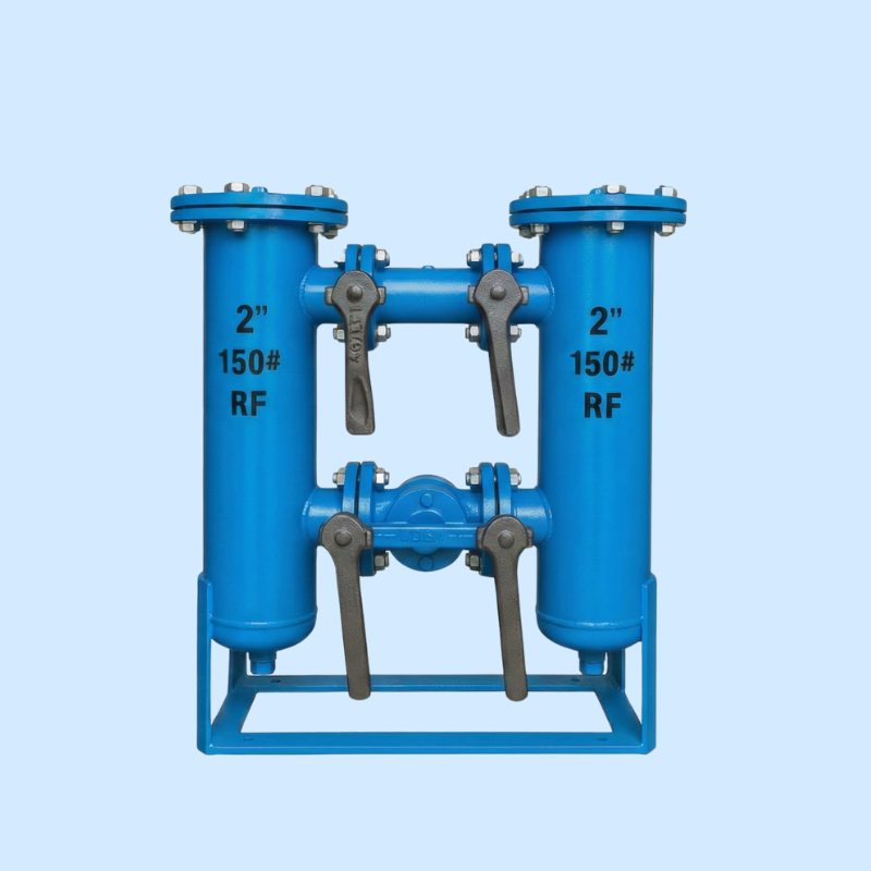 Heavy Duty Cast Iron Fabricated Duplex Strainer