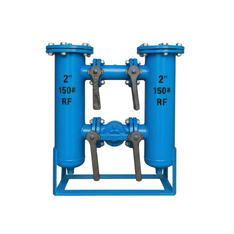 Heavy Duty Cast Iron Fabricated Duplex Strainer