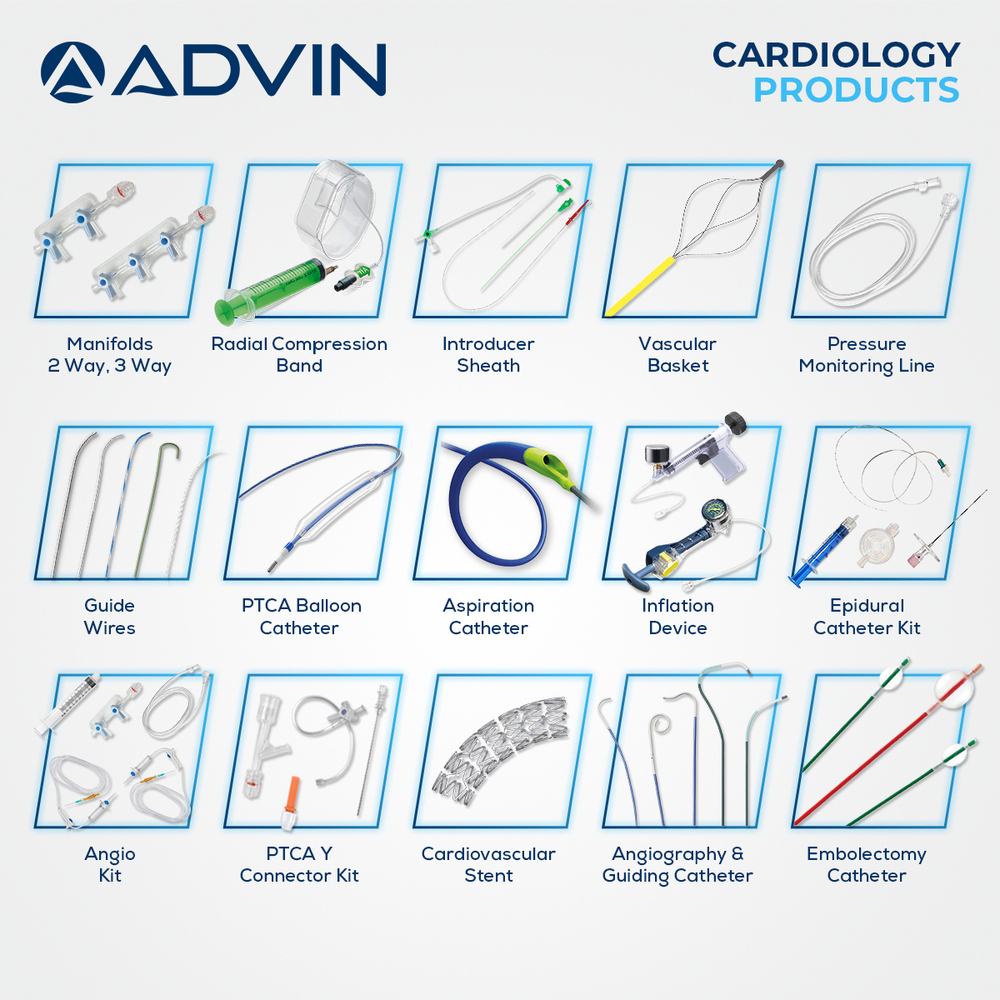 Vascular Intervention Accessories - Medical-grade Polymer, Stainless Steel, Silicone | Sterile, Disposable, Precise Control, Compatible With Standard Cath Lab Equipment