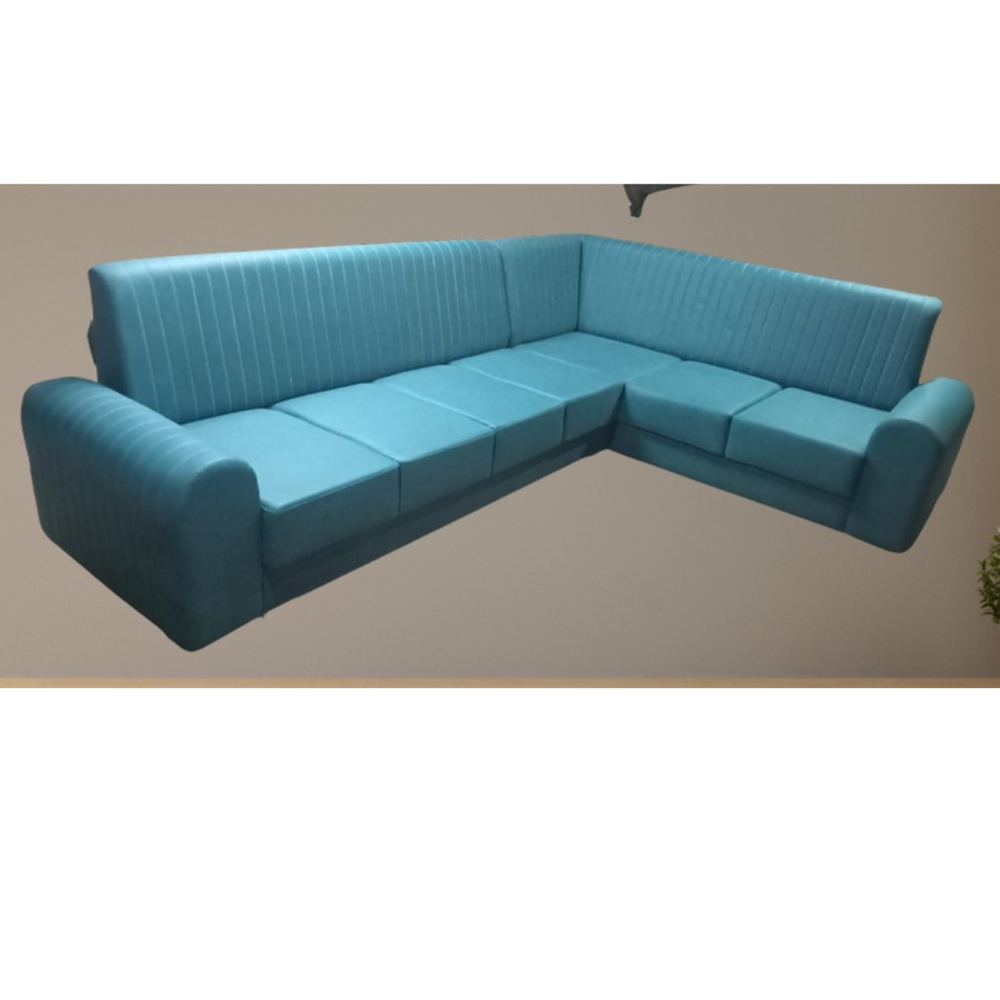 velvet sofa set L corner