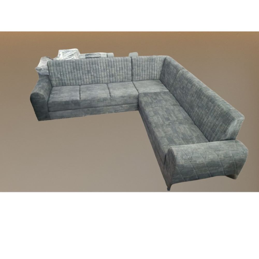 velvet sofa set L corner