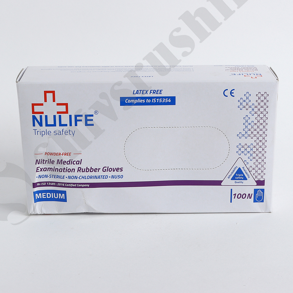 NULIFE NITRILE EXAMINATION GLOVES