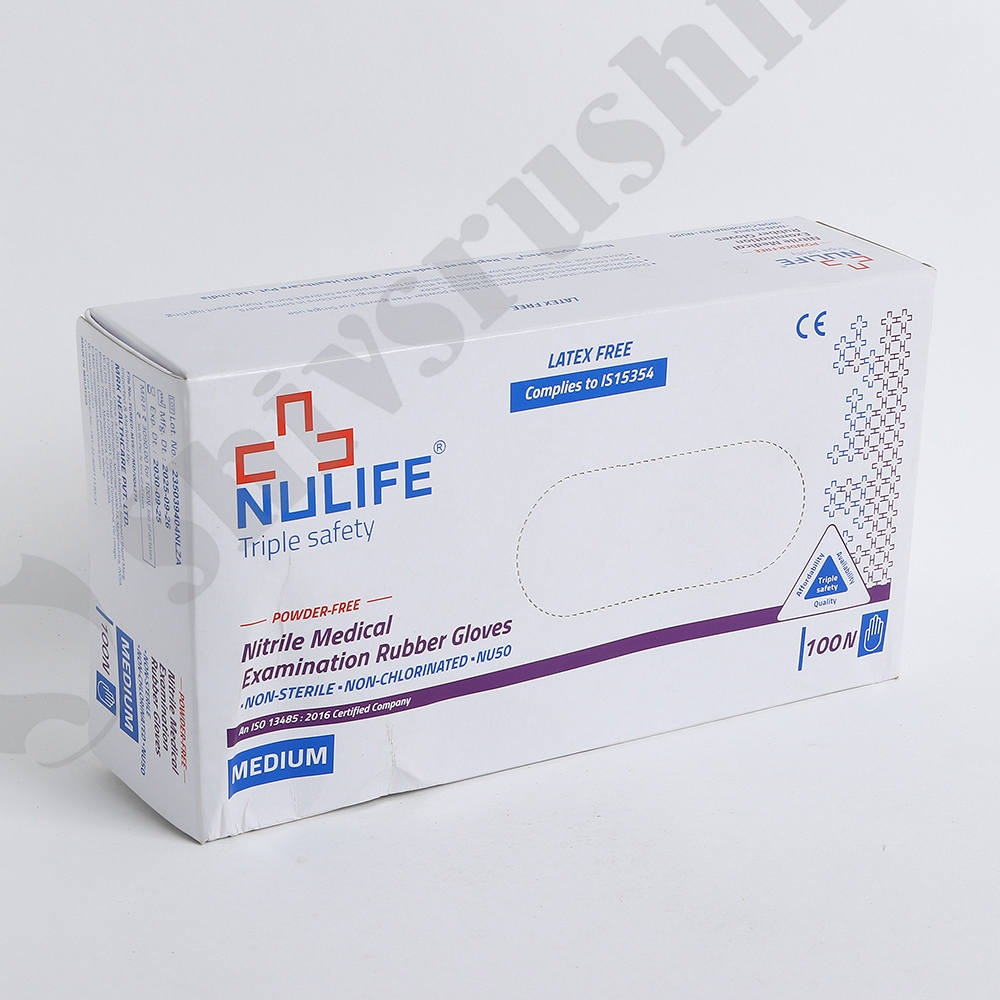 NULIFE NITRILE EXAMINATION GLOVES