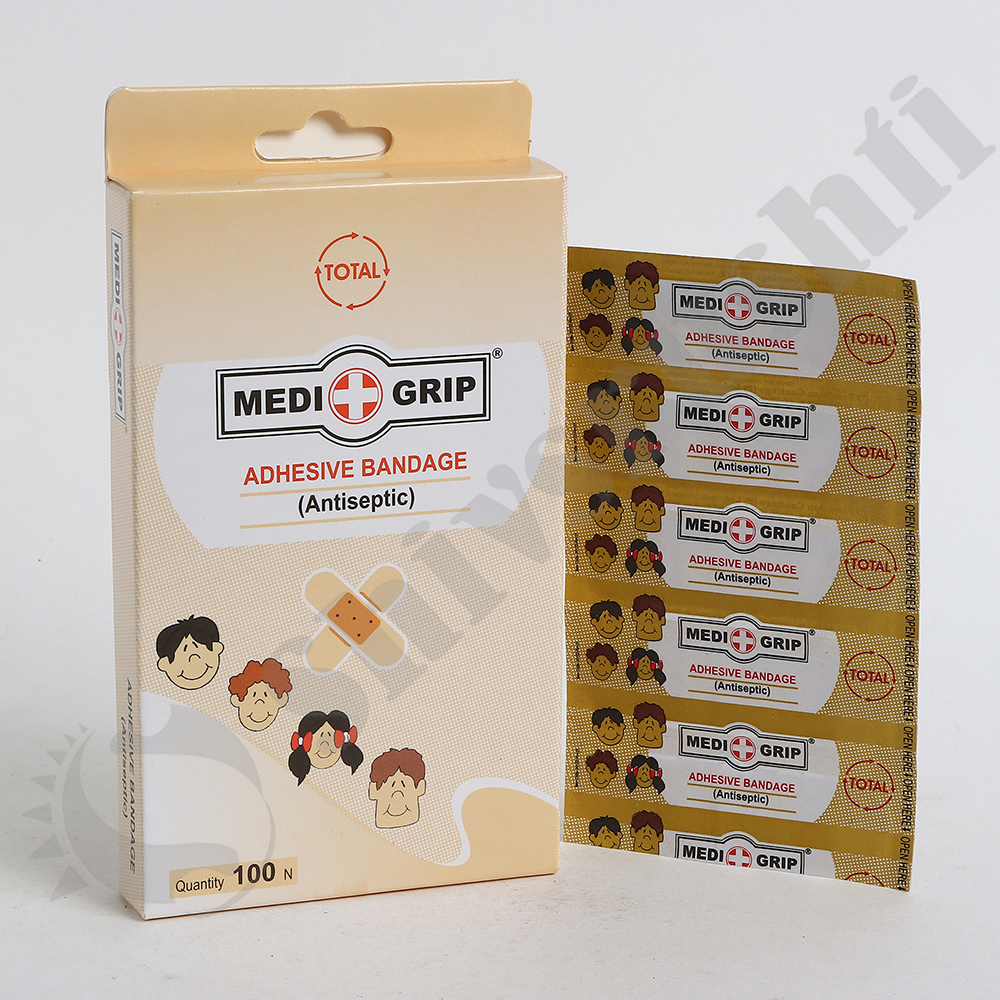 MEDIGRIP ADH REG. BANDAGE PAPERBOX