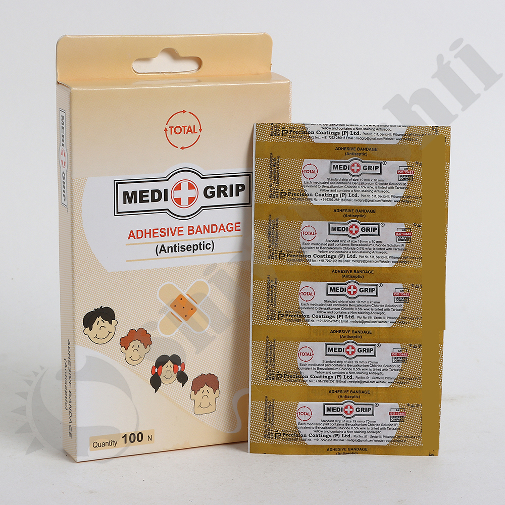 MEDIGRIP ADH REG. BANDAGE PAPERBOX