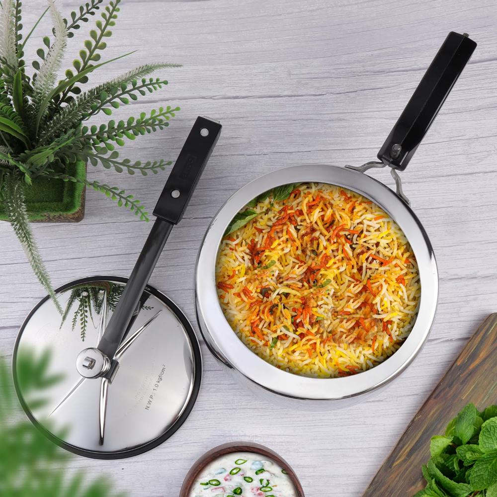 Vinod Europa Stainless Steel Inner Lid Pressure Cooker 3 Ltr
