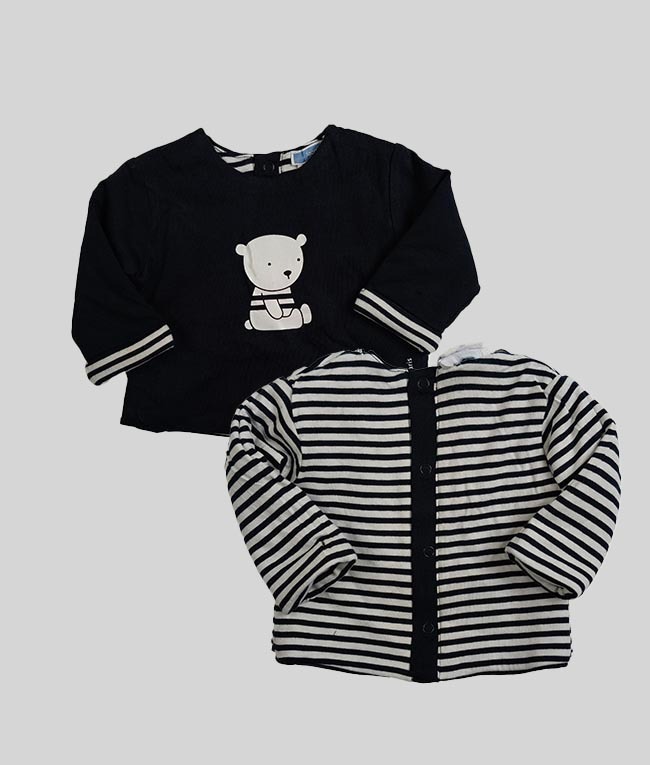 A31048 | Baby Quilted Cardigan Reversible