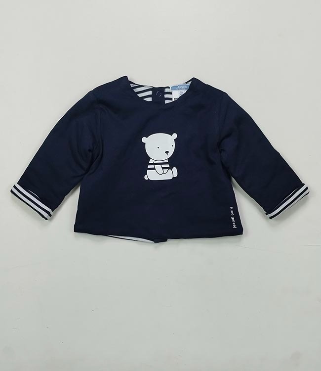 A31048 | Baby Quilted Cardigan Reversible