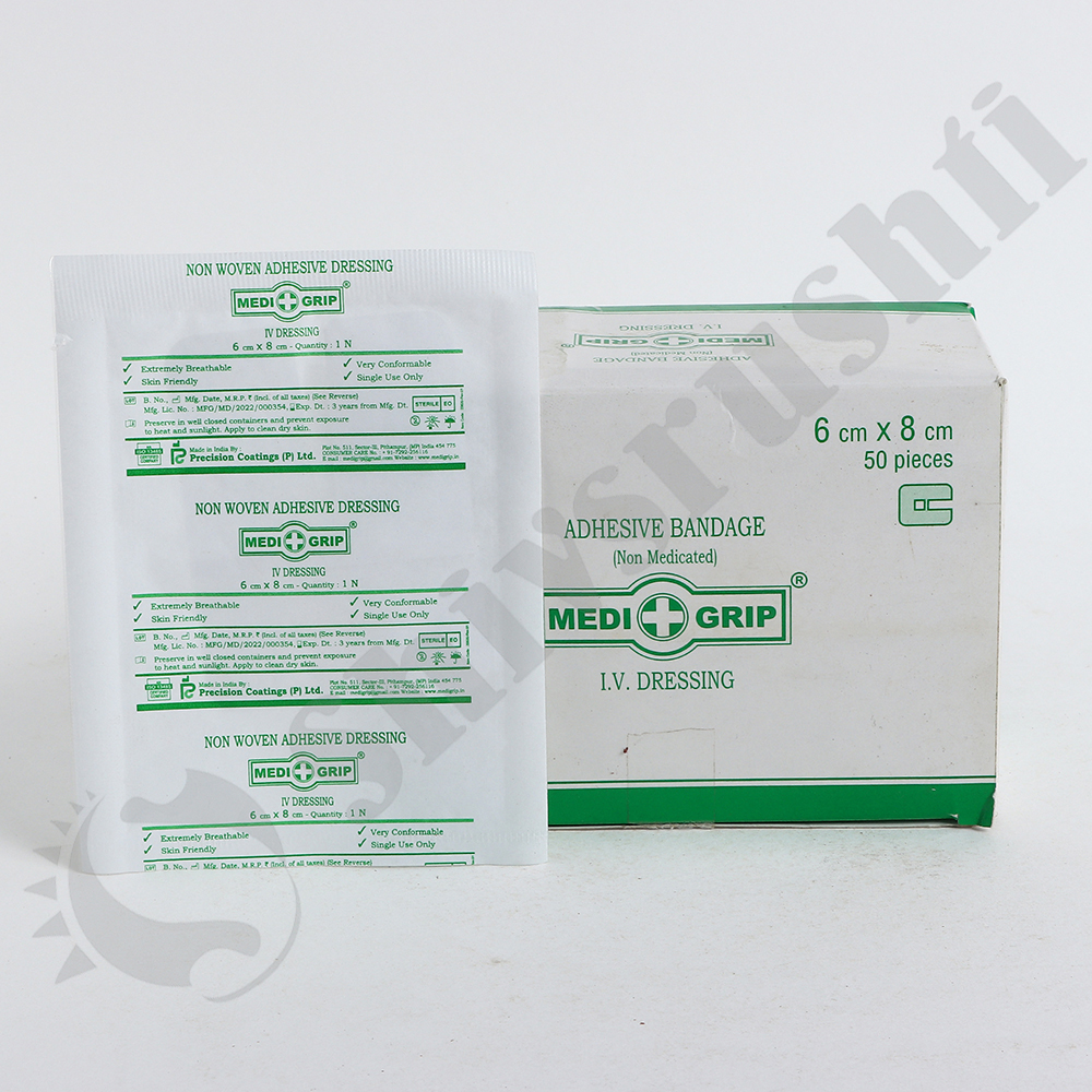 MEDIGRIP ADH BANDAGE I V DRESSING