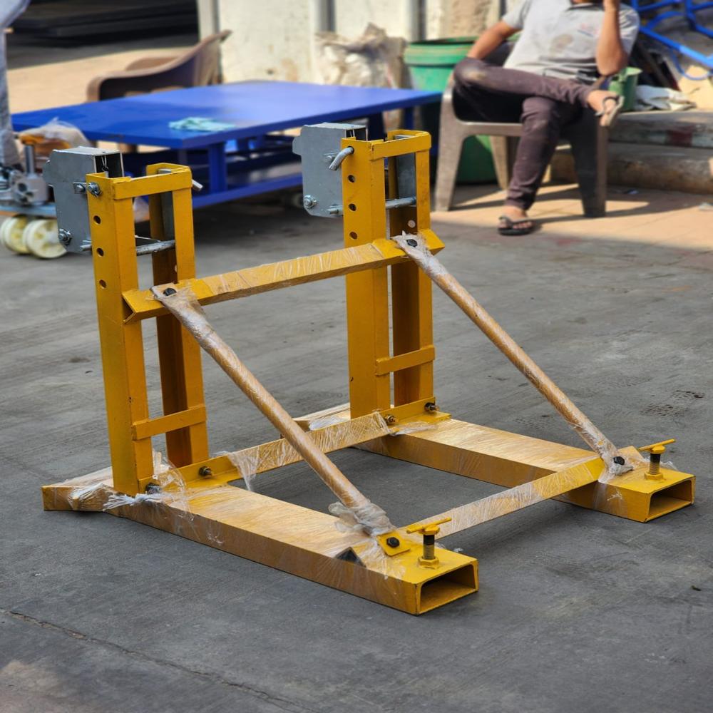 Double Forklift Attachment - Specialty Steel, Standard Size, 210-280 Liter Drum Capacity | Durable Build, Easy Installation, Wide Compatibility
