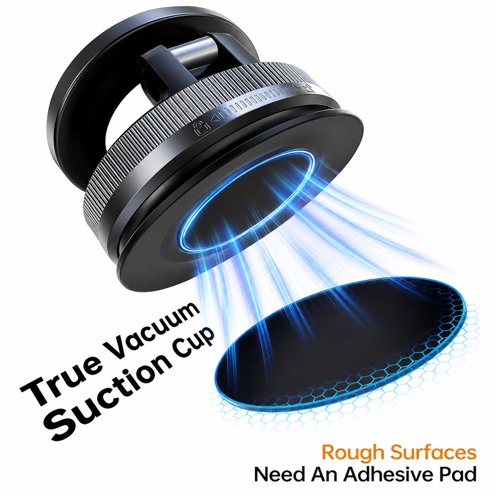Mag Safe Adjustable Magnetic Phone Mount Vacuum Suction Car & Desk Holder
