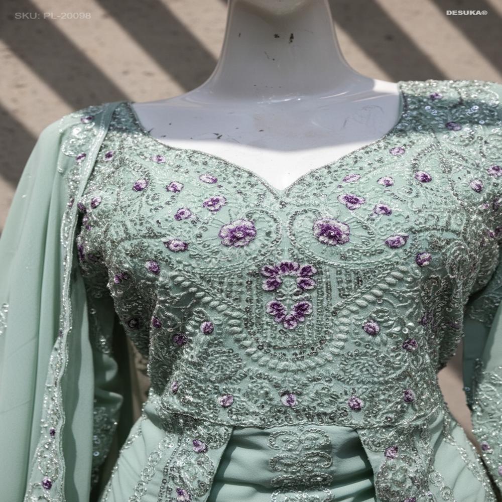 PL-20098_Indo Western Palazzo Suit